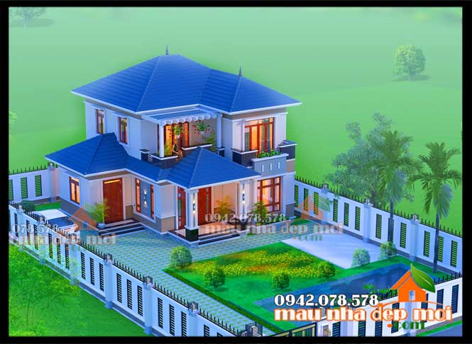 mau-nha-biet-thu-2-tang-mai-nhat