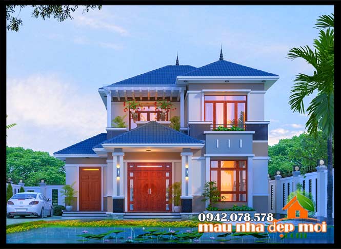 thiet-ke-biet-thu-2-tang-mai-nhat-110m2